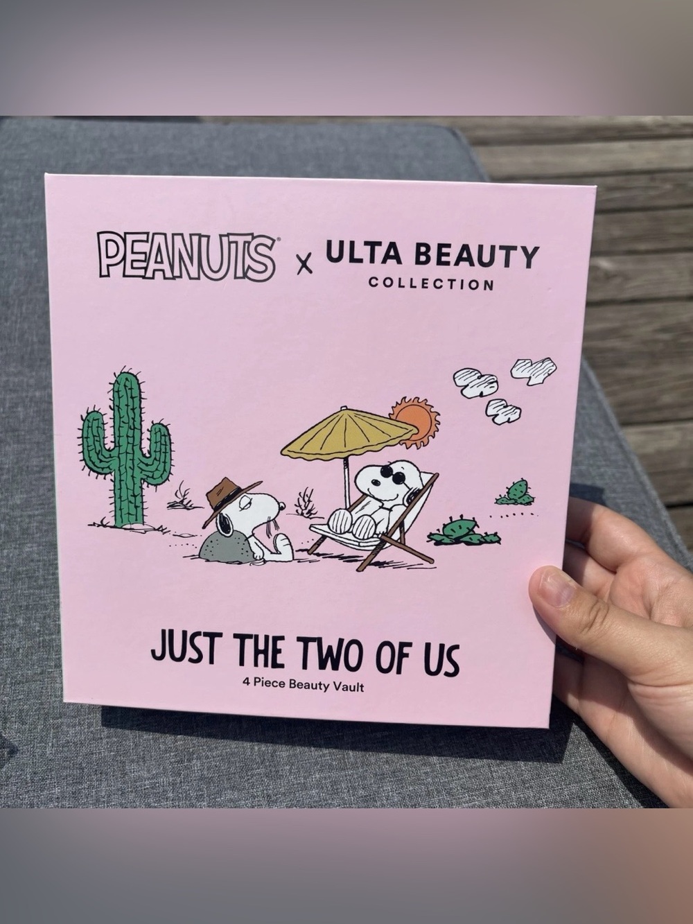 ULTA Beauty Collection 4 Piece Peanuts Just The Two Of Us Beauty Vault